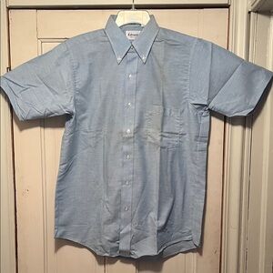 Edwards Light Blue Casual Button Down Shirt